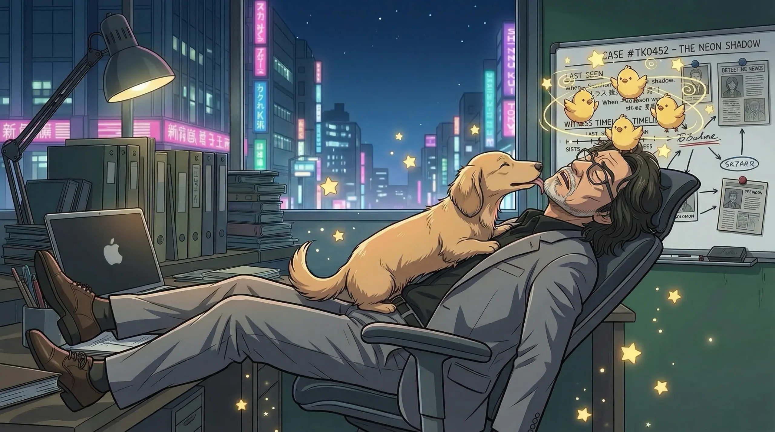 疲れ果ててダウンしてる